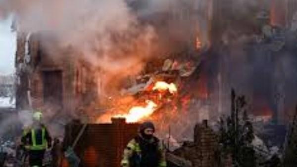 دمار ناتج عن القصف المتبادل بين روسيا وأوكرانيا