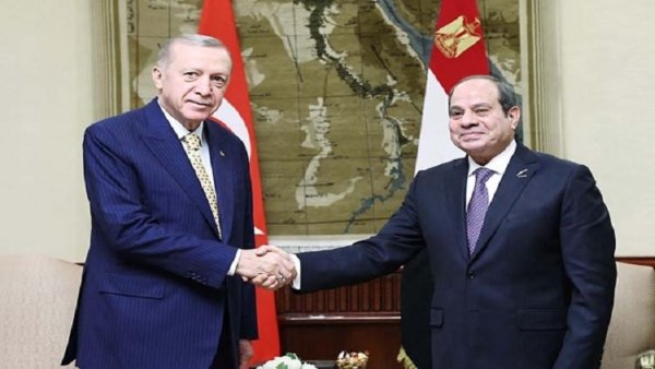 الرئيس عبدالفتاح السيسي والرئيس رجب طيب أردوغان