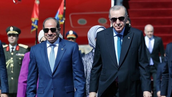 الرئيس اردوغان والرئيس السيسي