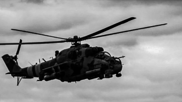 تحطم طائرة أوكرانية من طراز Mi-24 