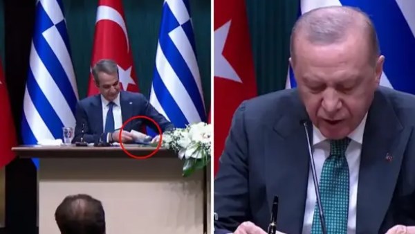 أردوغان ورئيس الوزراء اليوناني