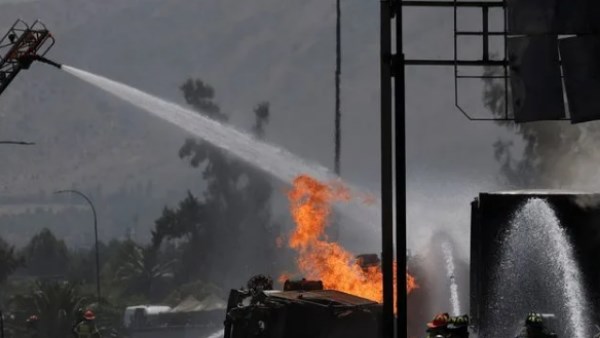 انفجار شاحنة في تشيلي