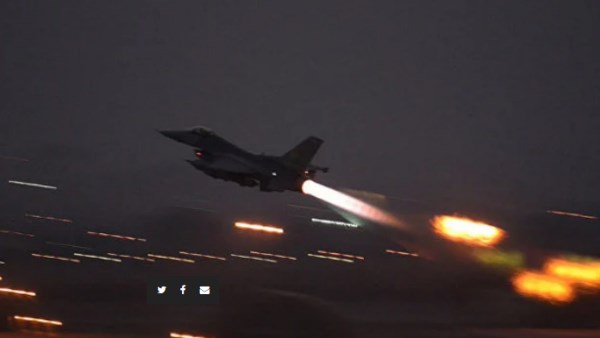 تحطم طائرة مقاتلة تركية