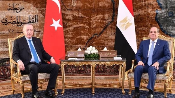 عبد الفتاح السيسي ورجب طيب أردوغان 