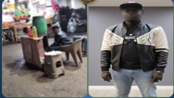 ضبط بائع بيع مواد بترولية داخل زجاجات بلاستيكية في السوق السوداء بالجيزة 