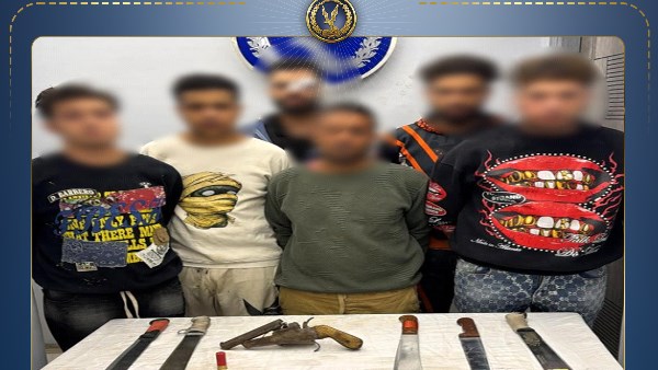 القبض على 6 متهمين في مشاجرة بالخرطوش والأسلحة البيضاء بسبب معاكسة فتاة في الزاوية الحمراء