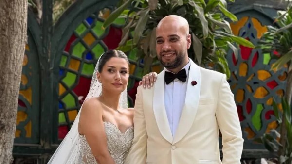 زوجة حاتم صلاح تحتفل بعيد ميلاده 