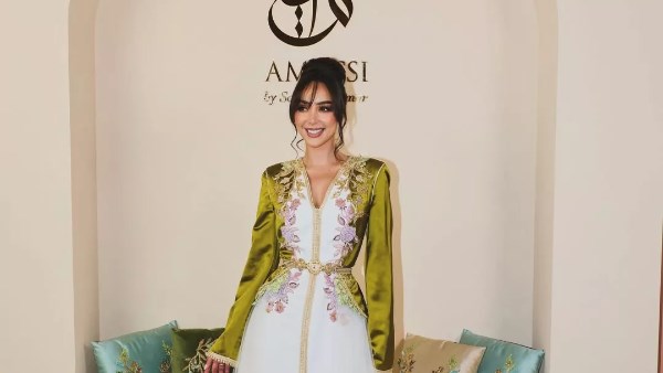 بسمة بوسيل تشارك صورها بالقفطان المغربي احتفالًا بشهر رمضان 2026..شاهد