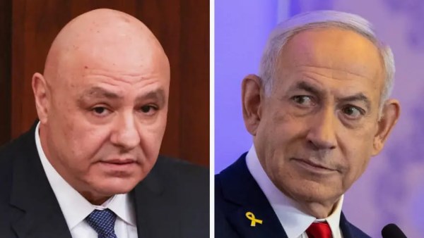 الرئيس اللبناني و نتنياهو 