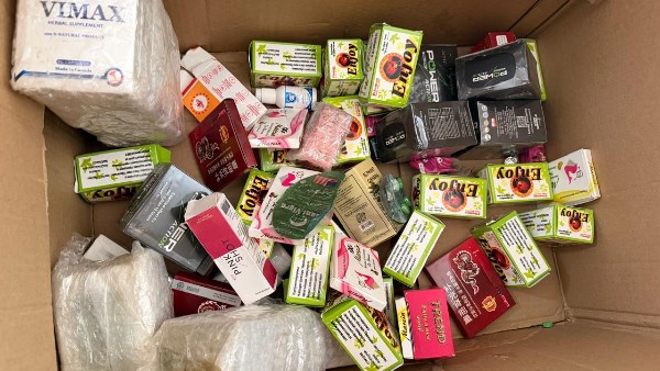 جانب من المضبوطات 