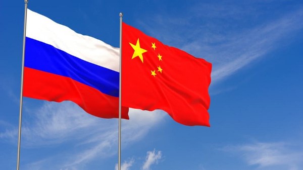 علم الصين وروسيا