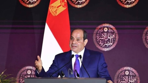 الرئيس عبد الفتاح السيسي في حفل إفطار الأسرة المصرية