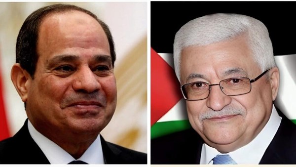 الزعيمان المصري والفلسطيني 