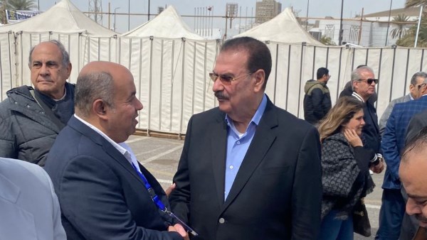 المهندس هاني ضاحي وسط أنصاره ومؤيديه 