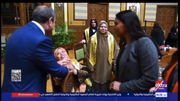 دعم الرئيس السيسي للمرأة ذات الإعاقة 