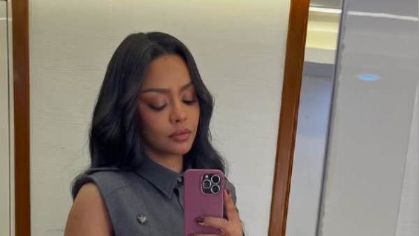 أسماء أبو اليزيد تخطف الأنظار بفستان أنيق ..شاهد