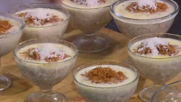 مهلبية البليلة بالشعرية