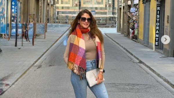 هيدي كرم تستعرض رشاقتها في أحدث ظهور ..صور