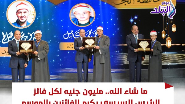 الفائزين بالموسم الأول لـ«دولة التلاوة»