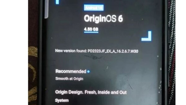  تحديث OriginOS 6