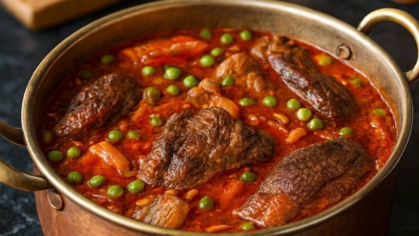 طريقة عمل البسلة باللحمة و الجزر