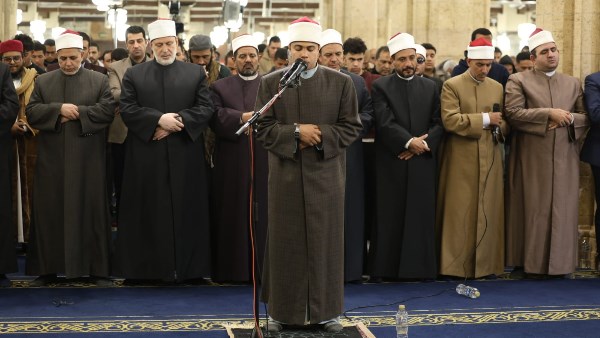 صلاة التراويح بالجامع الأزهر 