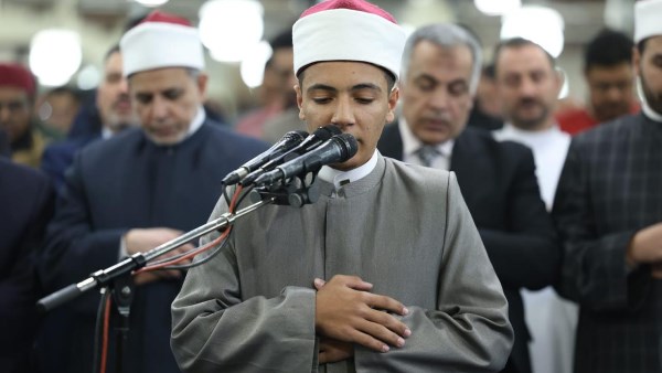 صلاة التراويح من الجامع الأزهر