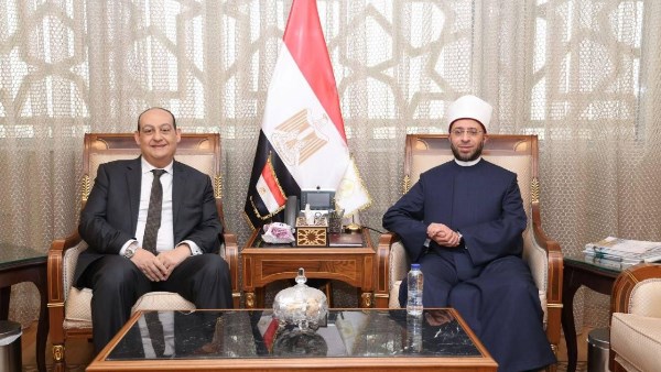 وزير الأوقاف يستقبل مساعد وزير الخارجية 