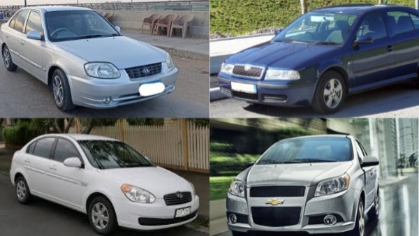 سيارات سيدان للبيع بـ 450 ألف جنيه