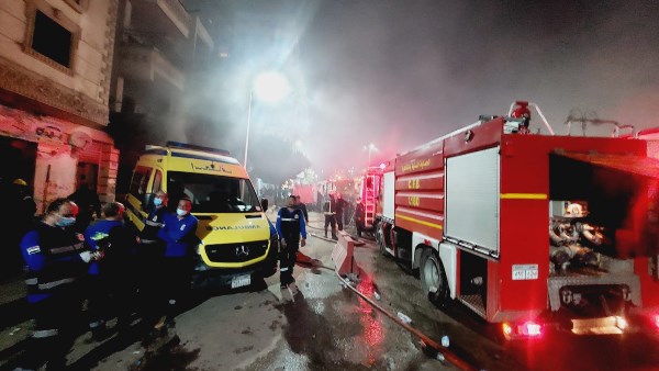 صورة من الحريق 