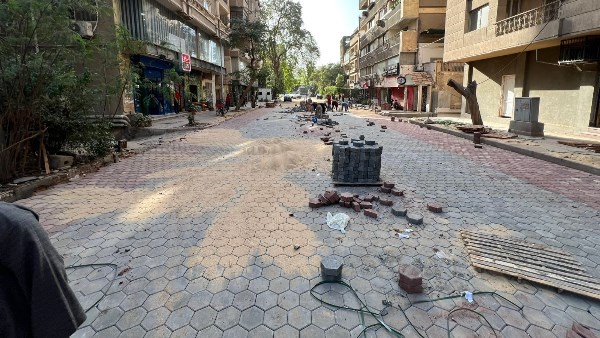 رصف وتطوير الشوارع