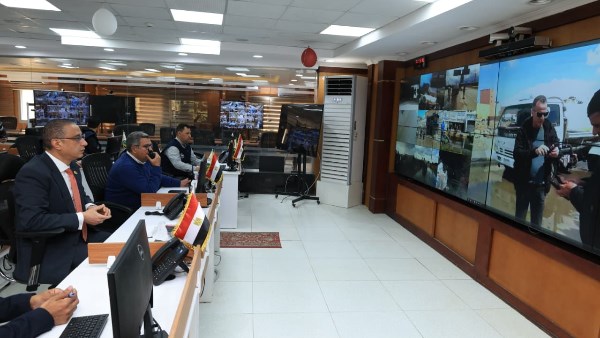 انتشار المعدات وفرق التدخل السريع لمواجهة التقلبات الجوية بالجيزة