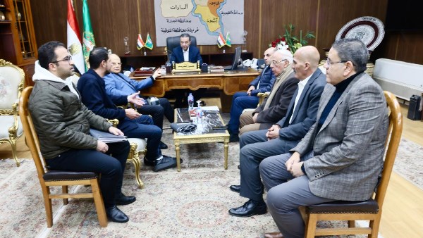 لقاء محافظ المنوفية 