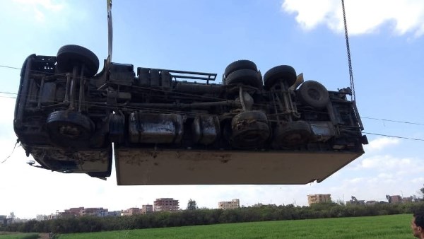 آثار الحادث 