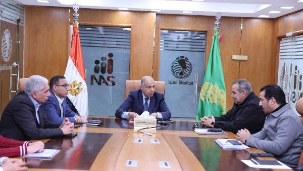 محافظ المنيا يستعرض استعدادات انطلاق المرحلة الثالثة من الموجة 28