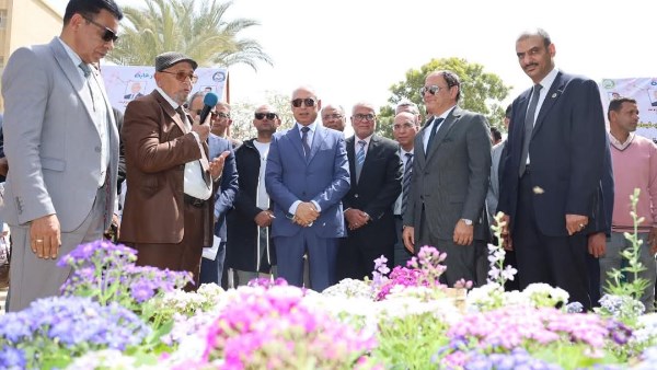 جامعة المنيا افتتاح المعرض 