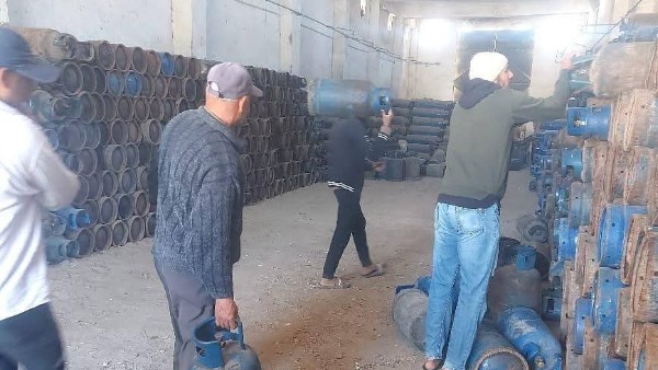 ضبط مستودعين للبوتاجاز