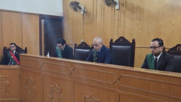 هيئة الدائرة الأولى بمحكمة جنايات قنا 