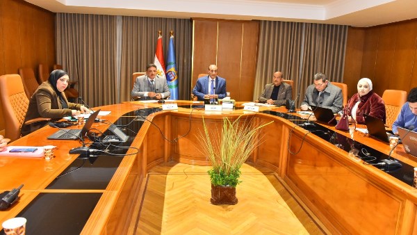 محافظ أسيوط يناقش الموقف التنفيذي لمشروعات المبادرة الرئاسية حياة كريمة 