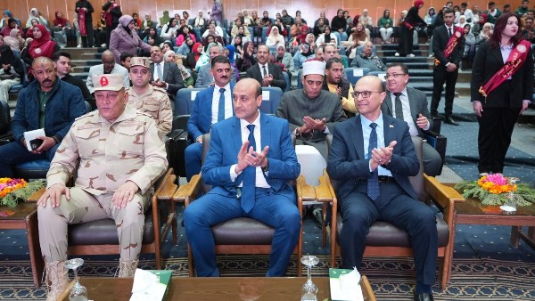 علوان يشهد احتفالية جامعة أسيوط بذكرى العاشر من رمضان .. ويؤكد: روح النصر حاضرة في معركة البناء