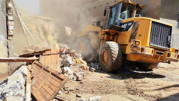 إزالة التعديات بأسيوط 