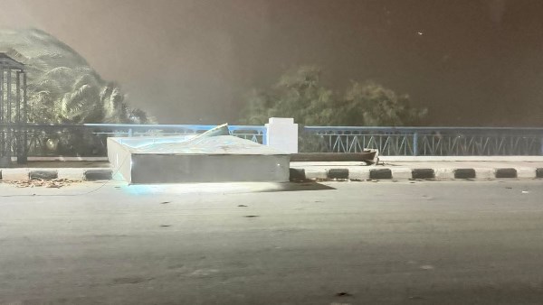 عاصفة ترابية تضرب محافظة أسيوط 