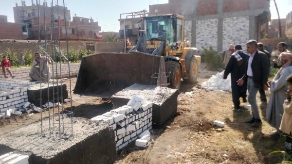 إزالة التعديات بأسيوط 