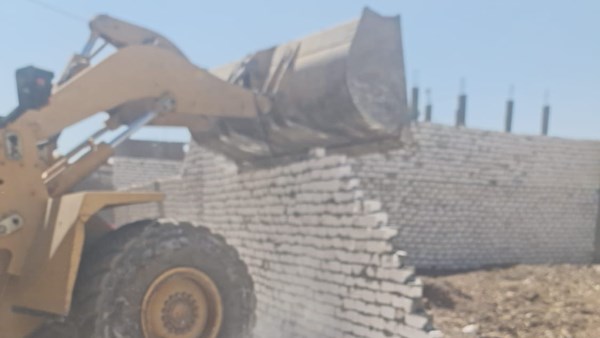 إزالة التعديات بأسيوط 