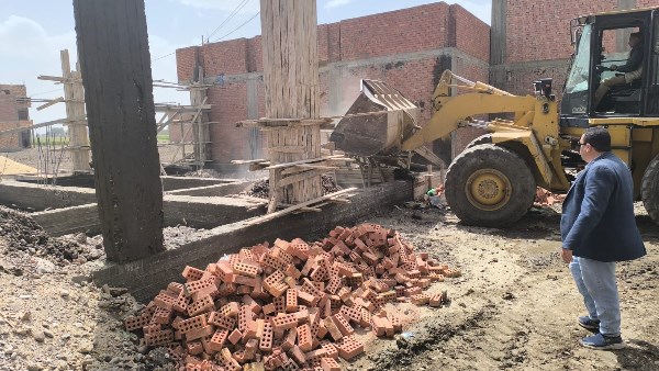 إزالة التعديات بأسيوط 