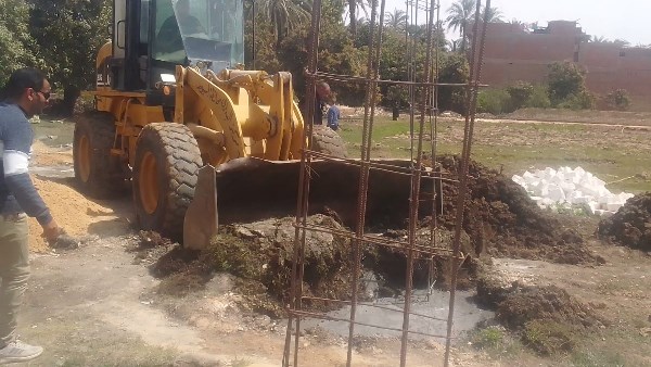 إزالة التعديات بأسيوط 