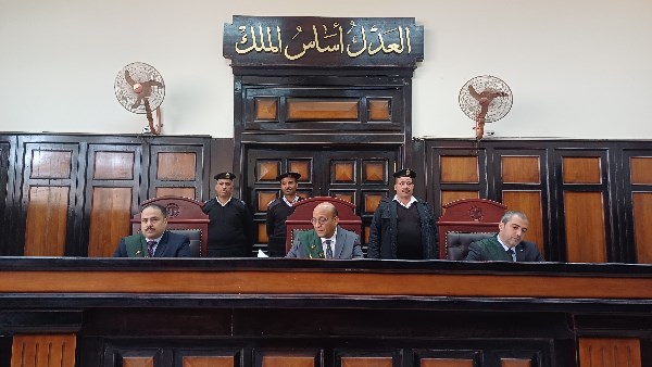 هيئة الدائرة الحادية عشرة بمحكمة جنايات أسيوط 