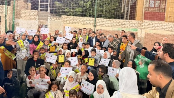 جانب من حفل تكريم حفظة القرآن الكريم بسوهاج