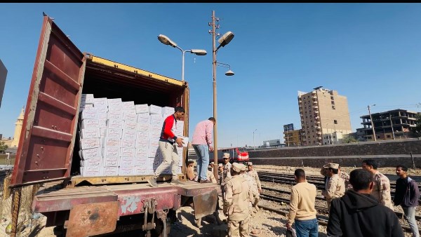 توزيع كراتين رمضان