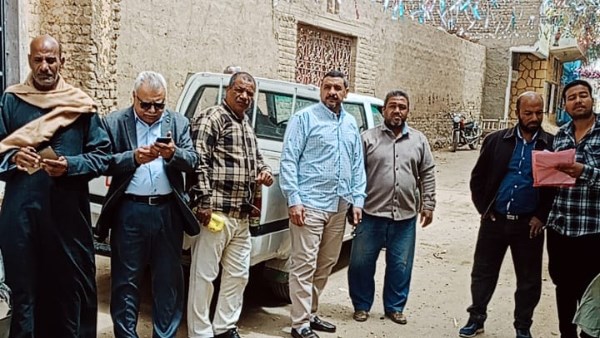 تكثيف جهود تقنين أراضي الدولة والتصدي للتعديات بمركز إسنا جنوب الأقصر